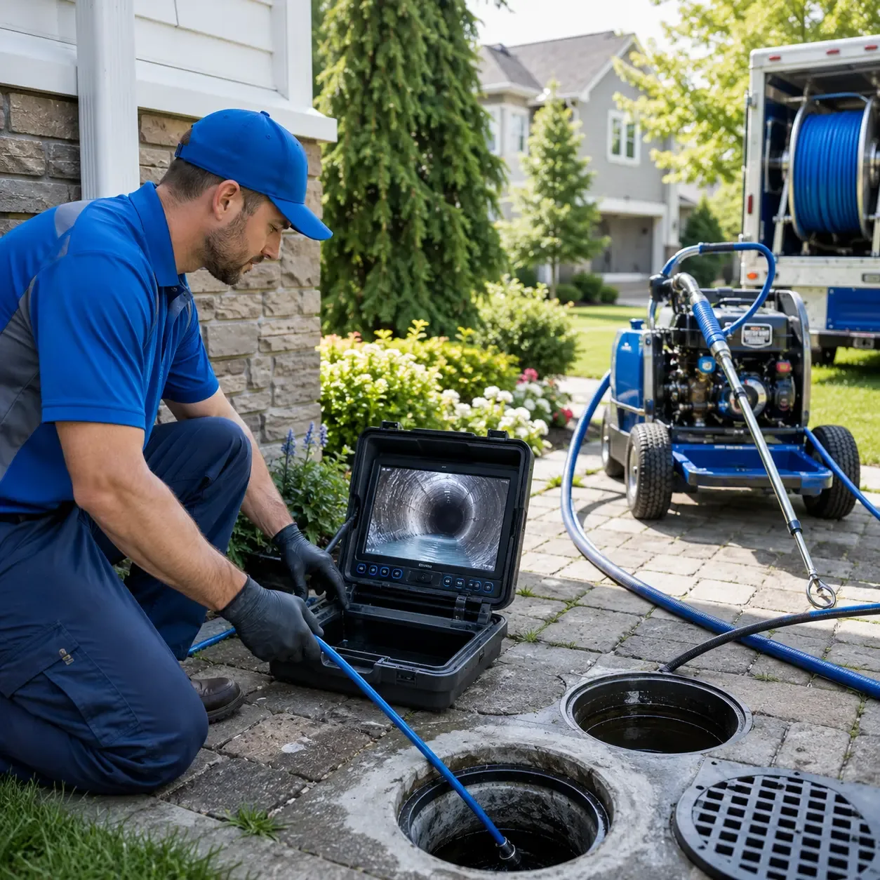 Outdoor drain cleaning professionals serving Hewitt, WI