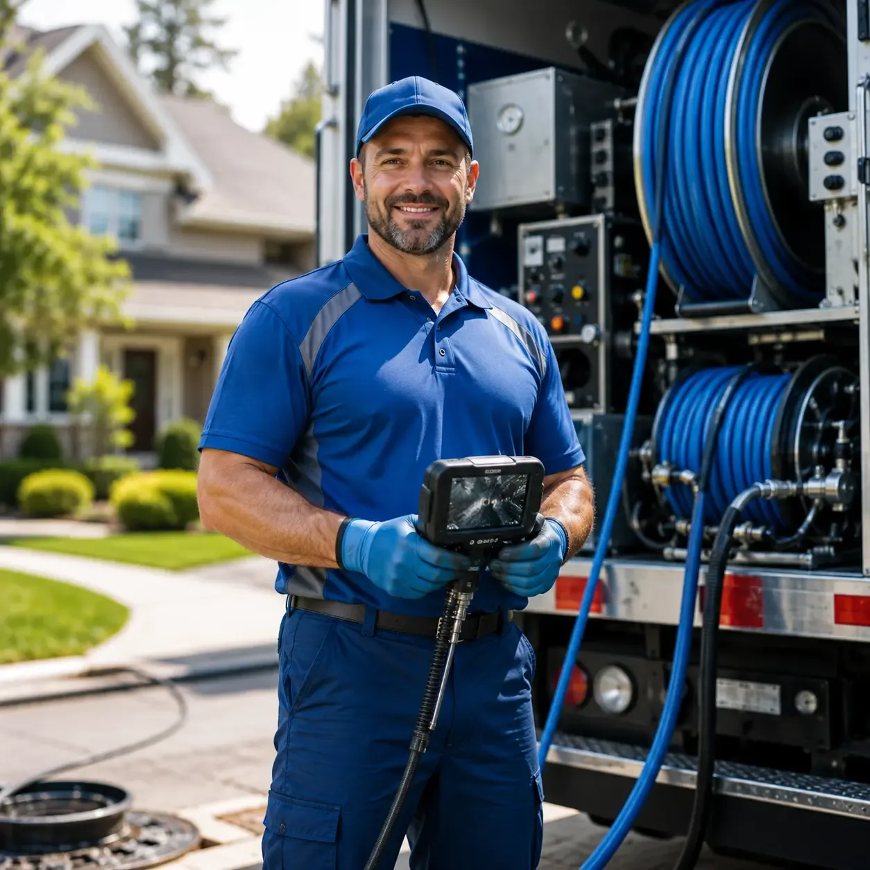 Local outdoor drain cleaning specialists in Hewitt, WI